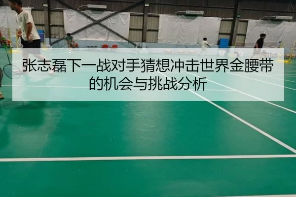 张志磊下一战对手猜想冲击世界金腰带的机会与挑战分析